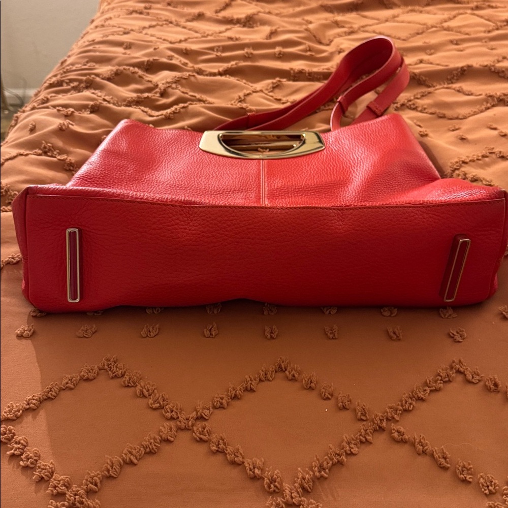 Christian Louboutin Red Leather Tote Bag - Picture 11 of 13